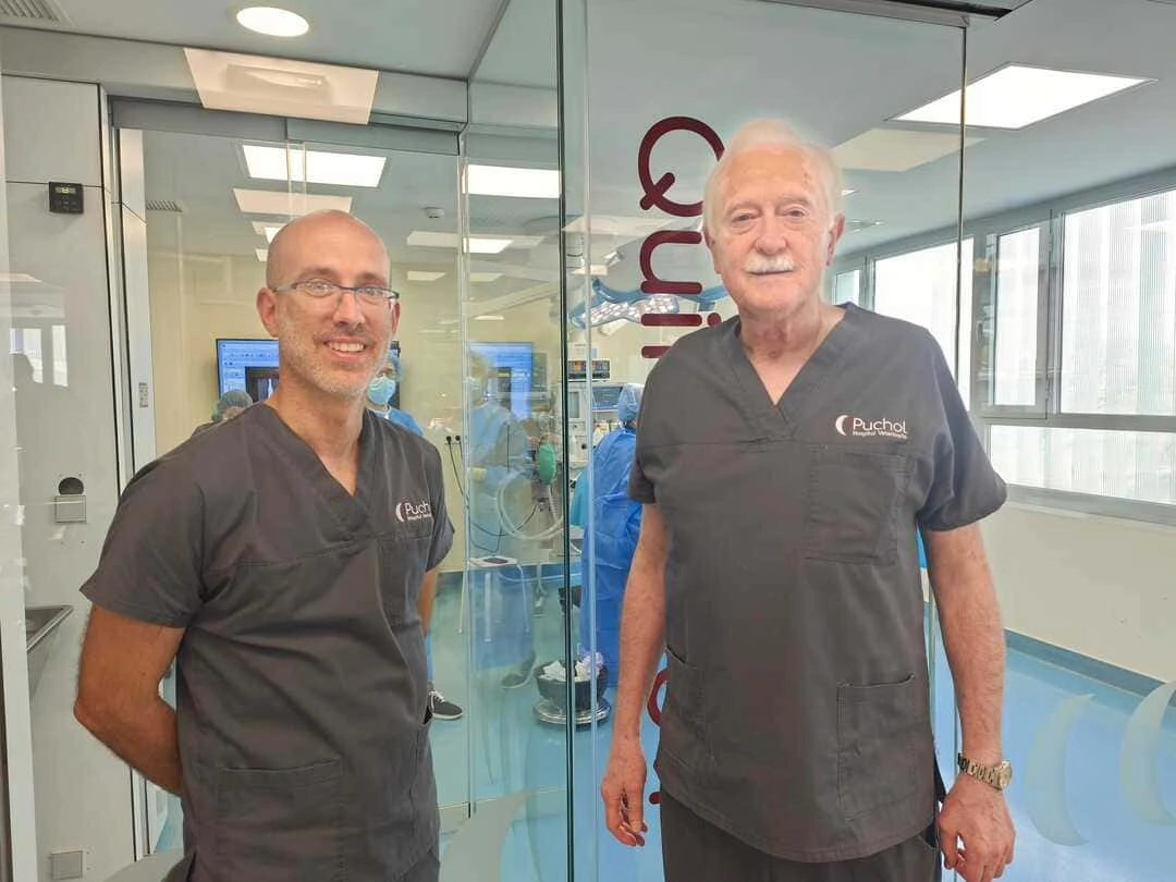 Isidro mateo y José Luis Puchol neurologos veterinarios